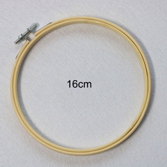 Khung thêu gỗ tre 16cm