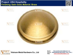 Electroplating Satin Gold, VMHE09