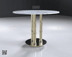 Bamboo Marble Coffee Table