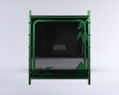BamBoo Oval Decorative Mirror