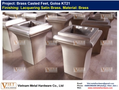 Brass Casted Feet, Goloa KT21