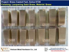 Brass Casted Feet, Goloa KT26