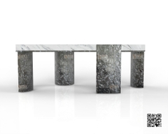 Cast Curved Coffee Table