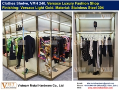 Clothes Shelve, VMH 240, Versace Luxury Fashion Shop