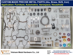 CUSTOM-MADE PRECISE METAL PARTS (Alu, Brass, SUS, Iron)