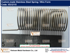 Stainless Steel Spring, Wire Form. VS12115