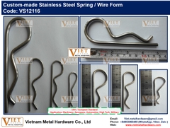 Stainless Steel Spring, Wire Form. VS12116