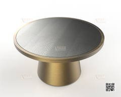 Faux Shagreen Roung Table