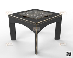 Faux Shagreen Chinese Chess Table