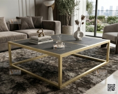 Faux Shagreen Cocktail Table