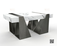 Faux Shagreen Coffee Table