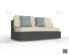 Faux Shagreen Signature Grand Sofa