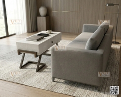 Faux Shagreen Living Table