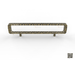 Hammered Brass Handle 013