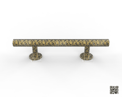 Hammered Brass Handle 014