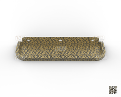 Hammered Brass Handle 015
