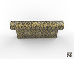 Hammered Brass Handle 016
