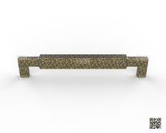 Hammered Brass Handle 018