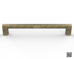 Hammered Brass Handle 006