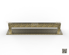 Hammered Brass Handle 021