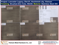 Lancaster Legacy, Vietnam, ICD Brushed Zinc Cola SUS 304