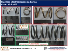 Stainless Steel Compression Spring. VCS 3606