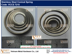 Stainless Steel Conical Spring VS 7210