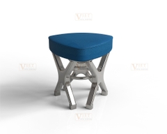 Starfish Polished Ottoman Chair