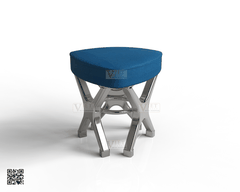 Starfish Polished Ottoman Chair
