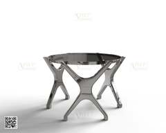 Starfish Polished Circle Coffee Table
