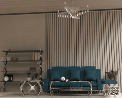 Starfish Polished Living Chandelier