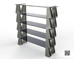 Faux Shagreen Decorative Shelves