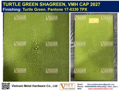 TURTLE GREEN SHAGREEN, VMH CAP 2027