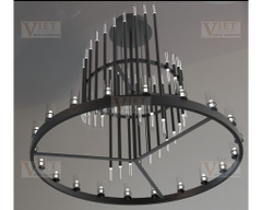 Cascade Rod Chandelier