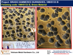BRASS HAMMERED BURNISHED, VMH5133 B