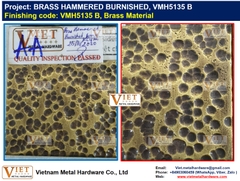 BRASS HAMMERED BURNISHED, VMH5135 B