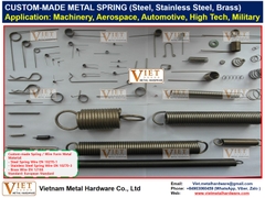 CUSTOM-MADE METAL SPRING (Steel, Stainless Steel, Brass)