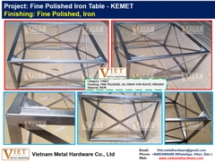 Fine Polished Metal Iron Table - KEMET