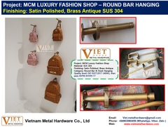 MCM LUXURY FASHION SHOP – ROUND BAR HANGING