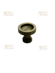 Recessed Concentric Brass Knob, VMHH833