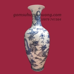 Bảo bình men rong cổ vẽ rồng