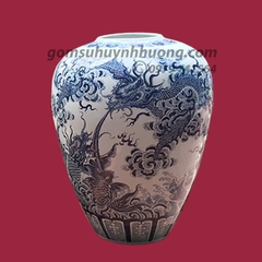 Vò to men rong cổ vẽ rồng