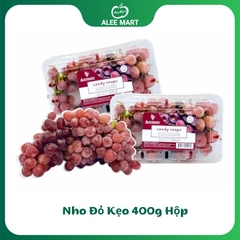 Nho Đỏ Kẹo 400g Hộp