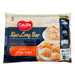 BÁNH BAO Tiểu long bao nhân súp tôm thịt 300gxbịch