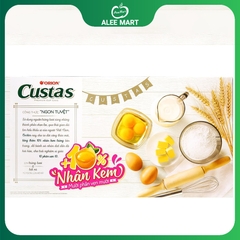 BÁNH KEM TRỨNG CUSTAS HỘP 470G (20 CÁI)