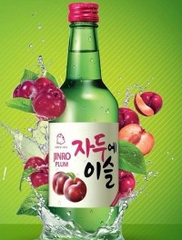 Rượu Soju Jinro Trái Cây Vị Mận 13% 360ml x chai