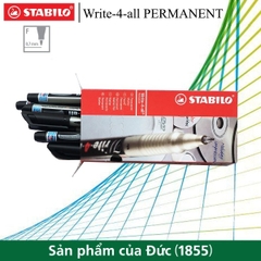 Hộp 10 bút kỹ thuật STABILO Write-4-all PERMANENT F 0.7mm AP156F