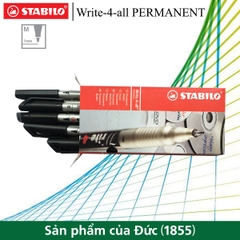 Hộp 10 bút kỹ thuật STABILO Write-4-all PERMANENT F 1.0mm AP146M