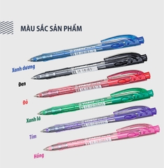 Hộp 10 bút bi bấm STABILO Liner 308F 0.7mm