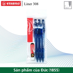 Bộ 3 cây bút bi STABILO Liner BP308F
